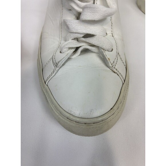 Koio Capri Triple White Leather Sneakers 39 Made in Italy Lace Up Minimalist - Picture 16 of 16